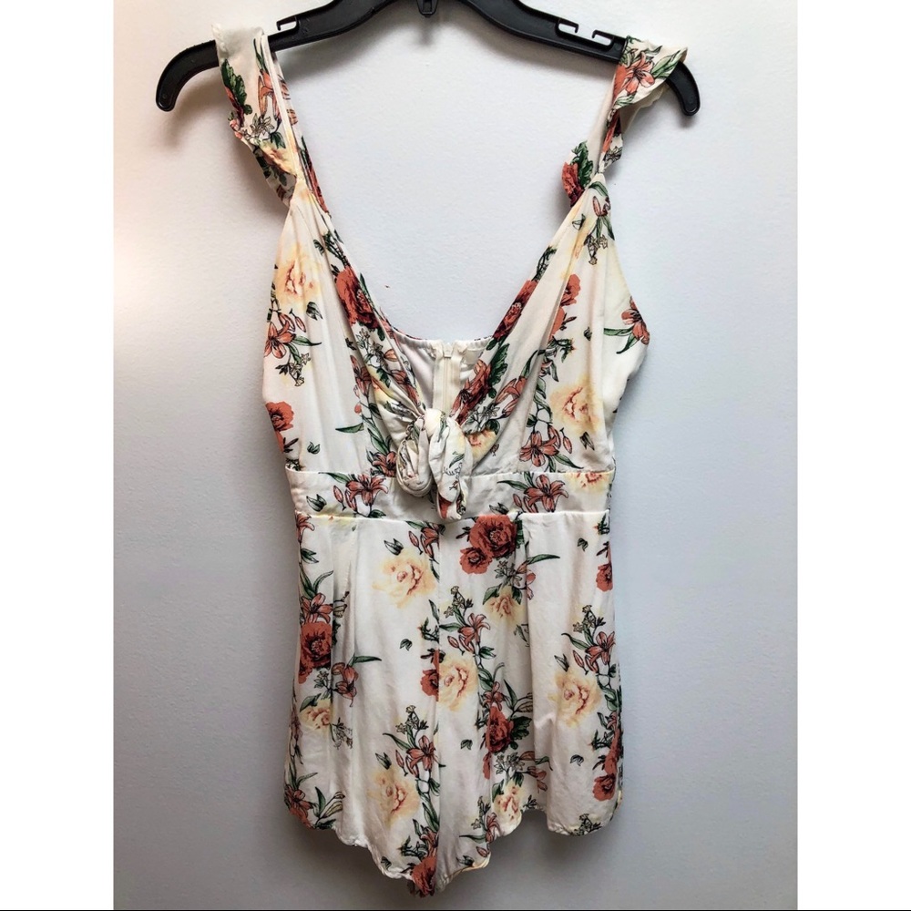 Floral pattern romper